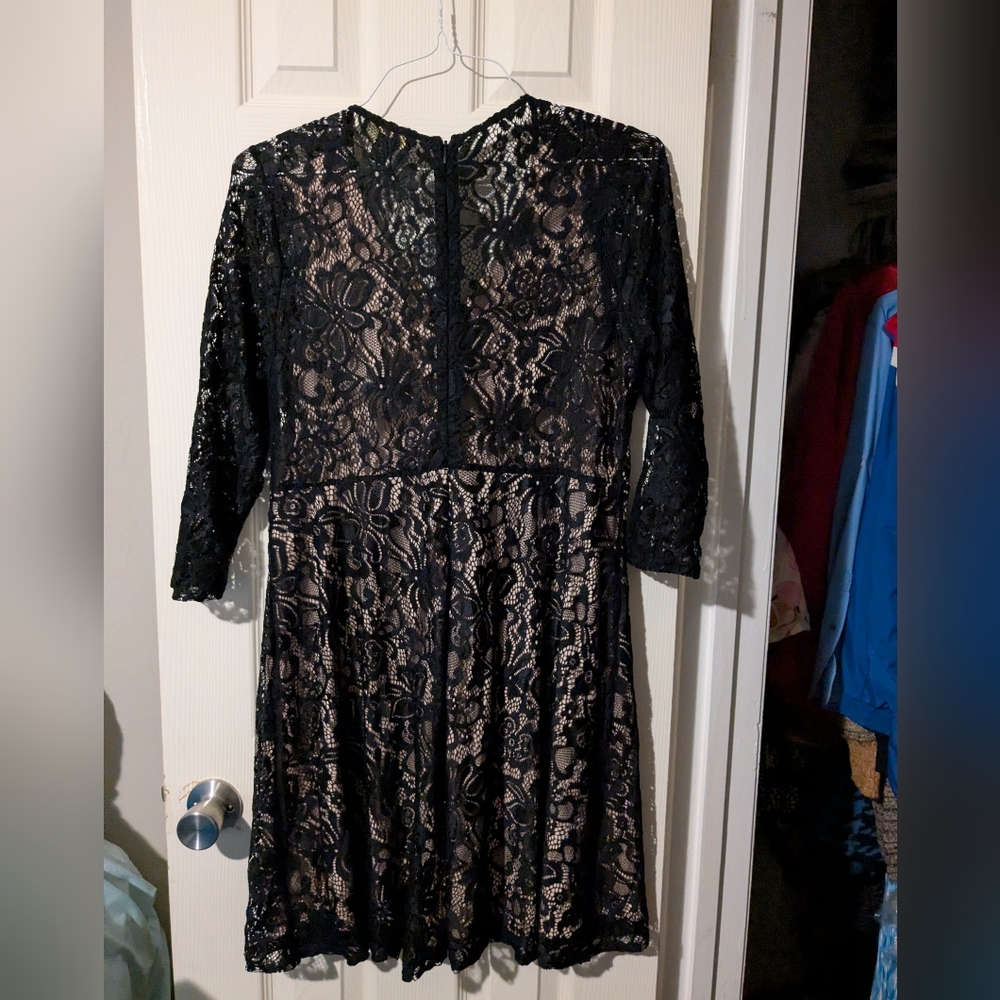 #57 Forever 21 Elegant Black Lace Dress
